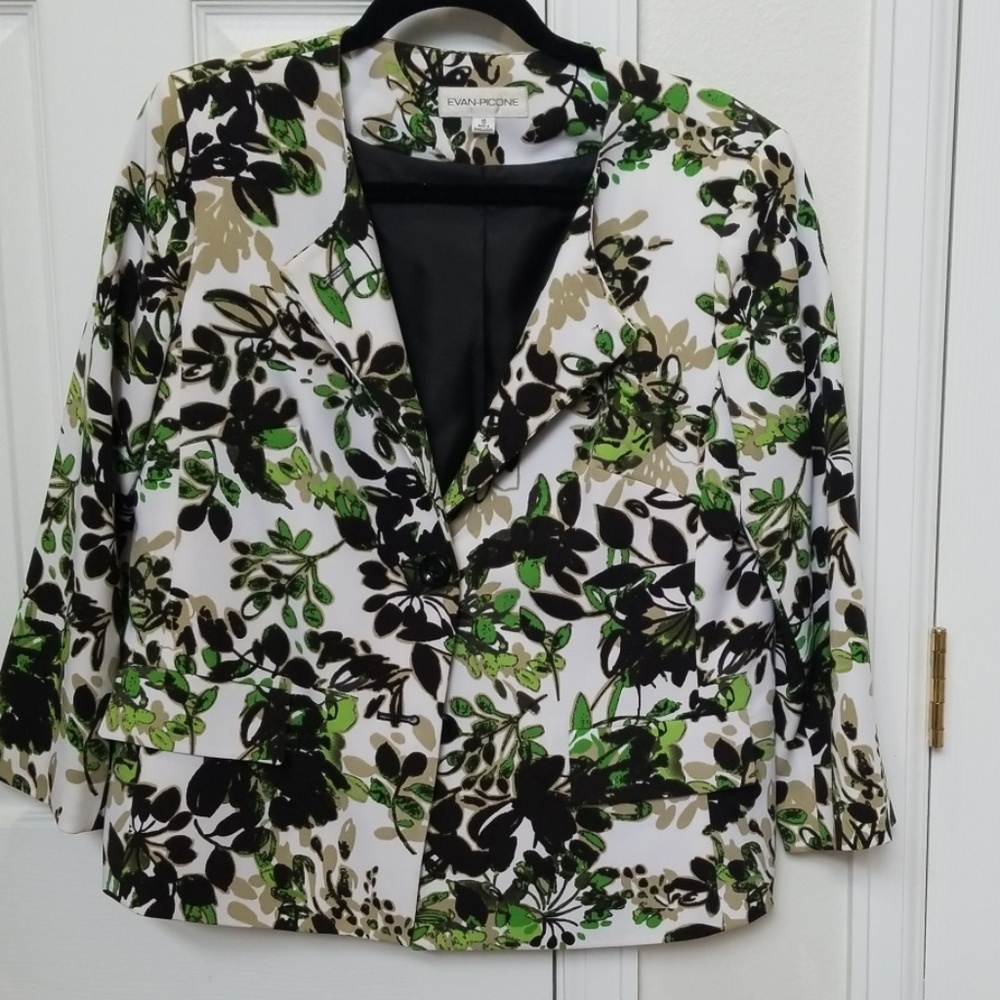 Evan Picone Beautiful Jacket 2 Button Jacket - image 1